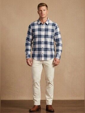 $69 BASS OUTDOOR Mens Flannel Plaid Shirt